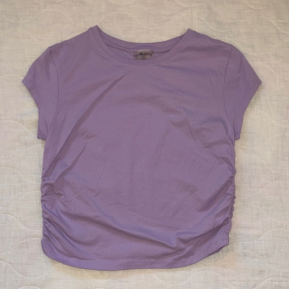 Eye Candy Lavender Short Sleeve Tee